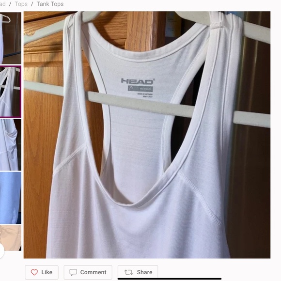 REDUCED PRICE! 2 Exercise Tank Tops, Old Navy & Head Athletic M - Picture 2 of 7